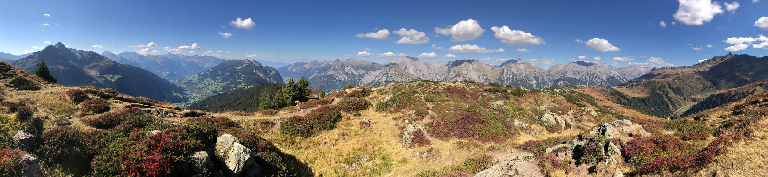 Herrliches Bergpanorama in den Tiroler Bergen