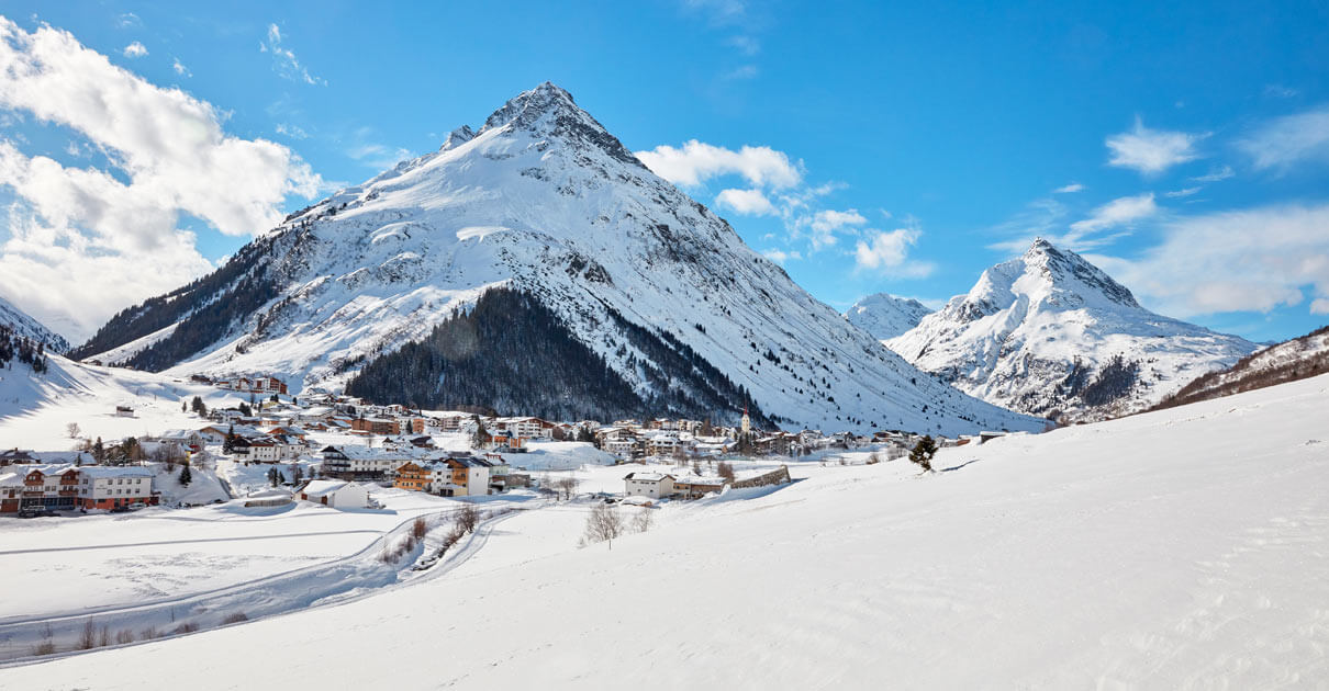 Luftkurort Galtür im Winter - der erste in Tirol