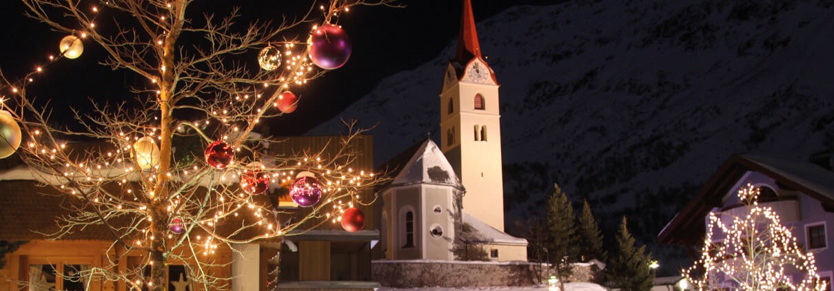 Tiroler Weihnacht in den Bergen von Galtür